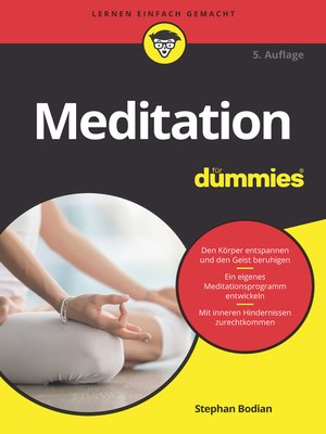 cover image of Meditation f&uuml;r Dummies